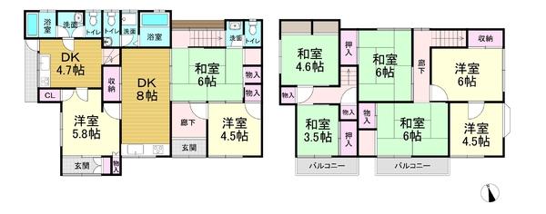 橿原市田中町　中古戸建