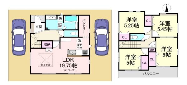 磯城郡川西町大字結崎　3号棟　新築戸建