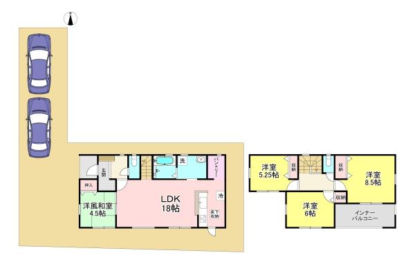 大和高田市西坊城８期　３号棟　新築戸建