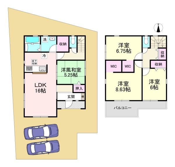 橿原市山本町　1号棟　新築戸建