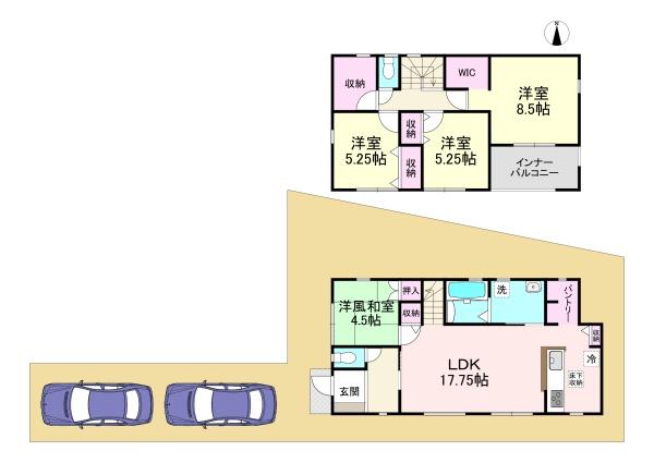 橿原市山本町　3号棟　新築戸建