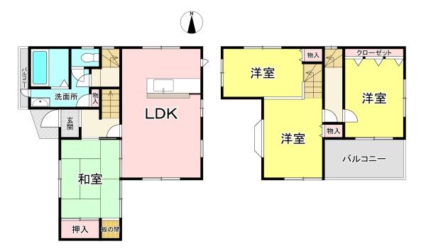 大和高田市甘田町の中古一戸建