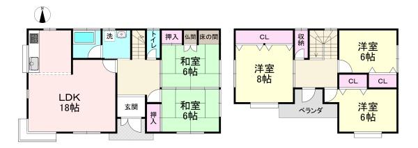 天理市平等坊町　中古戸建