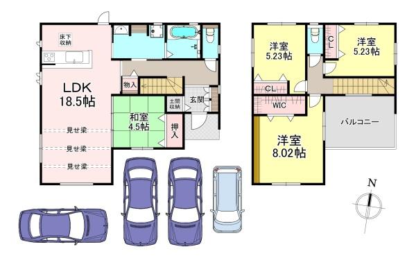 北葛城郡河合町泉台3丁目　新築戸建