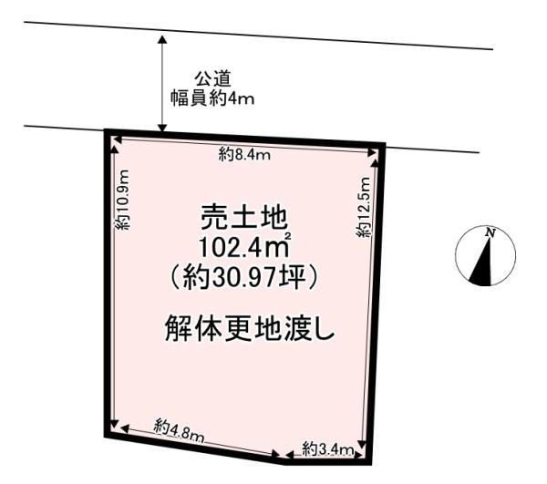 香芝市逢坂4丁目　売土地