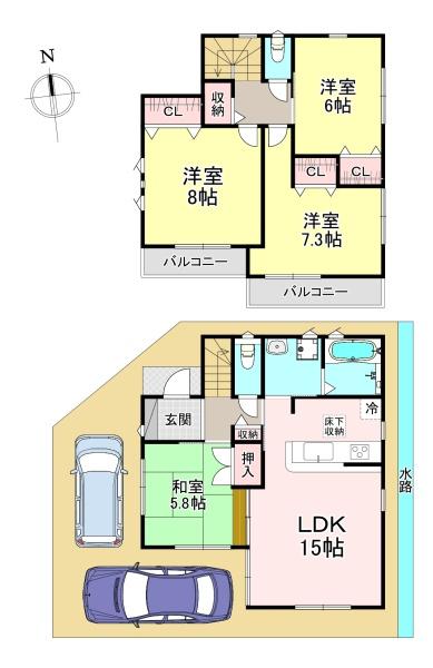 香芝市第2鎌田　1号棟