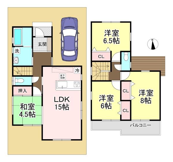 斑鳩町龍田南6丁目　中古戸建