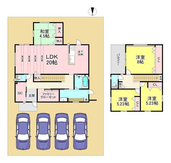 北葛城郡広陵町大字南郷　１号棟　新築戸建