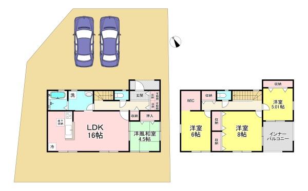 葛城市笛堂　１号棟　新築戸建