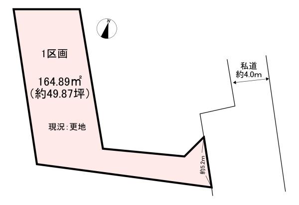 天理市石上町　1区画　売土地