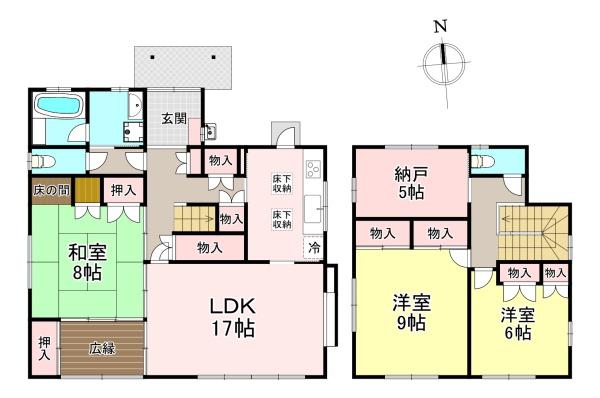北葛城郡上牧町桜ヶ丘2丁目　中古戸建