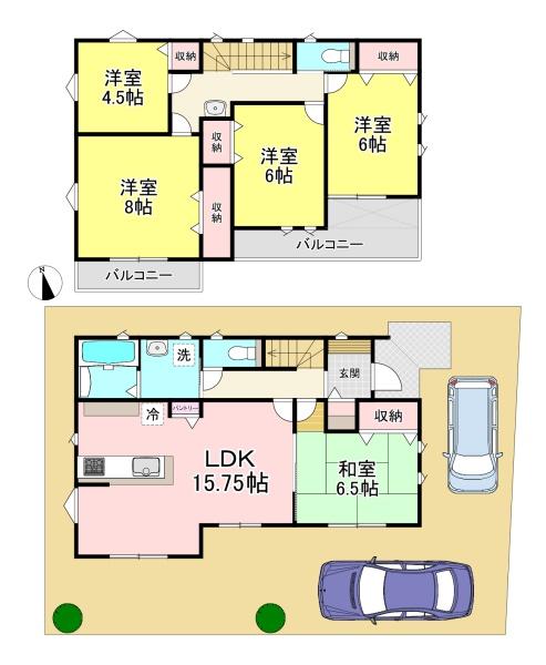御所市栄町　２号棟　新築戸建