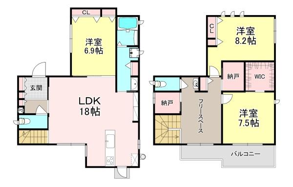 北葛城郡王寺町南元町3丁目　中古戸建