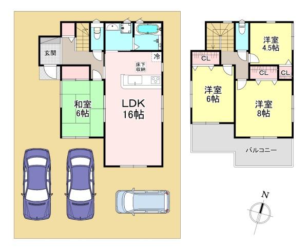 生駒郡第7三郷町美松ケ丘東　新築戸建