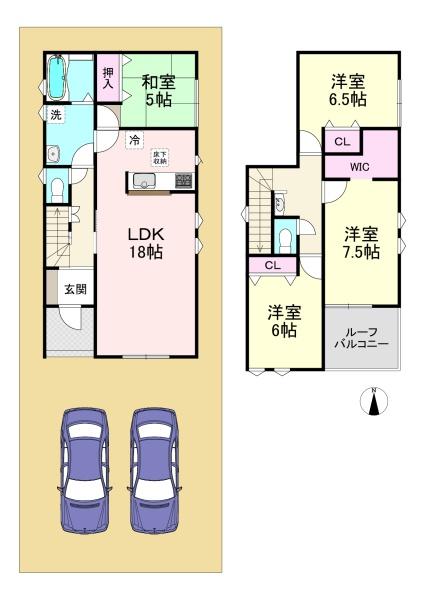 桜井市西之宮24　1期1号棟　新築戸建