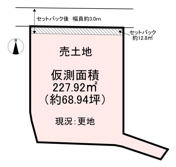 橿原市新賀町の土地