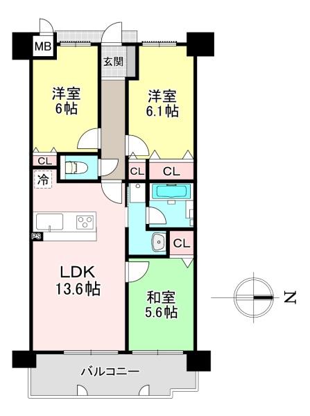 グローバル二上駅前Ⅱ　中古マンション