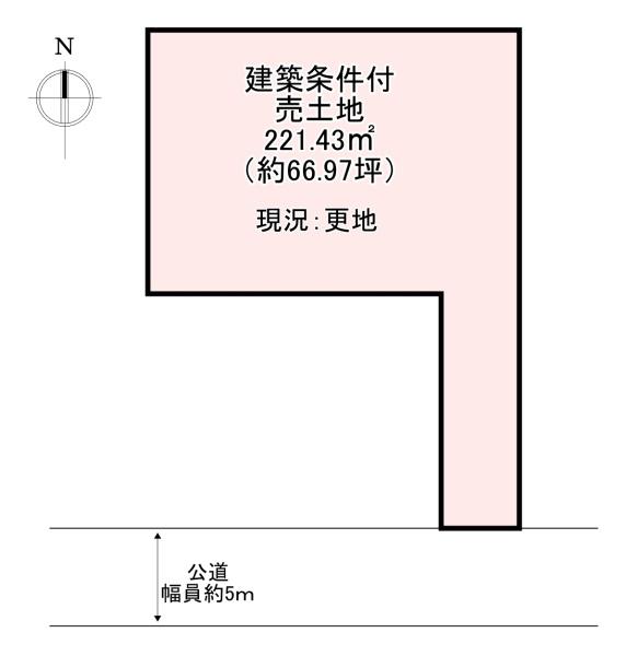 葛城市竹内　売土地