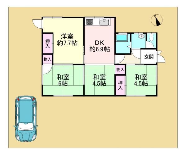 天理市庵治町　中古戸建