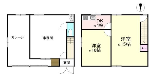 橿原市菖蒲町3丁目　事務所付き中古住宅
