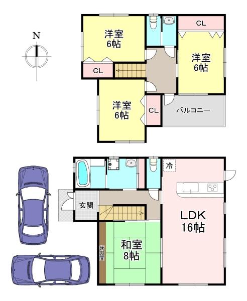 香芝市磯壁４丁目の中古一戸建て