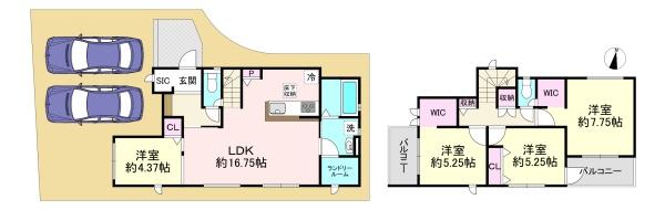 天理市石上町　3号棟　新築戸建