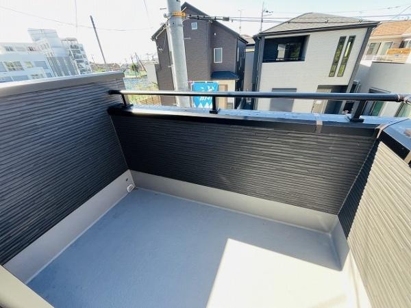 天理市石上町 3号棟 新築戸建(バルコニー)