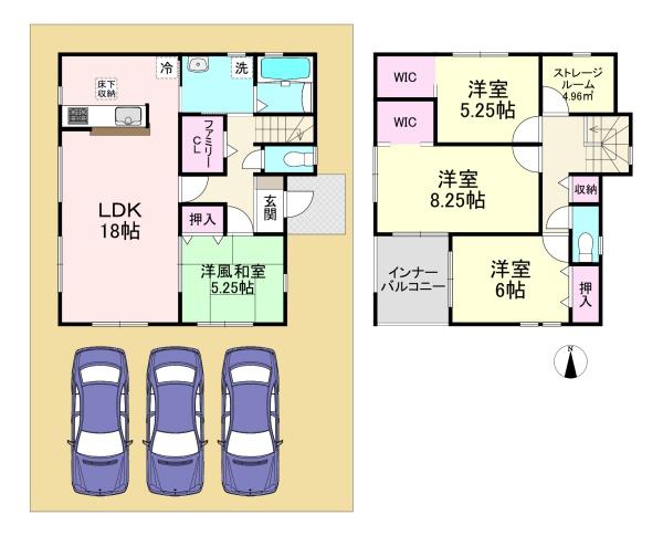 田原本町保津第2　3号棟　新築戸建