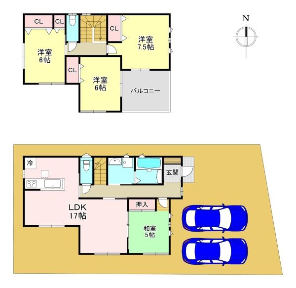 生駒郡第9三郷町立野北1丁目　新築戸建