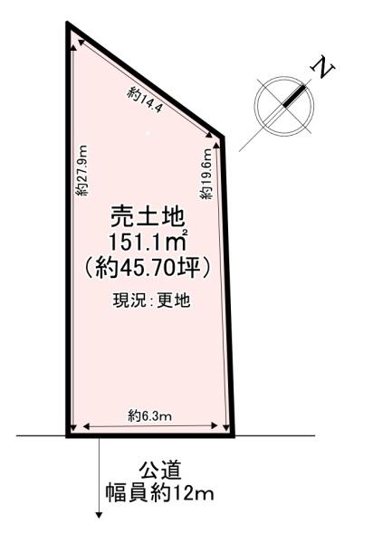 香芝市西真美2丁目　売土地