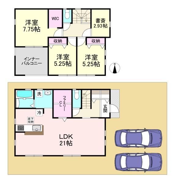天理市田井庄町2期　2号棟　新築戸建