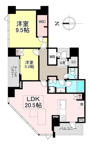 プレミストタワー大阪新町ローレルコート