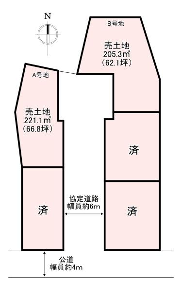 北葛城郡広陵町三吉斉音寺方　売土地　A号地