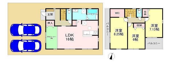 北葛城郡河合町泉台２丁目２号棟　新築戸建