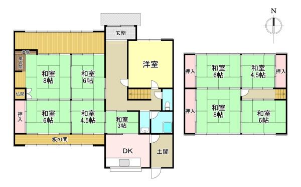 生駒郡斑鳩町神南3丁目　中古戸建