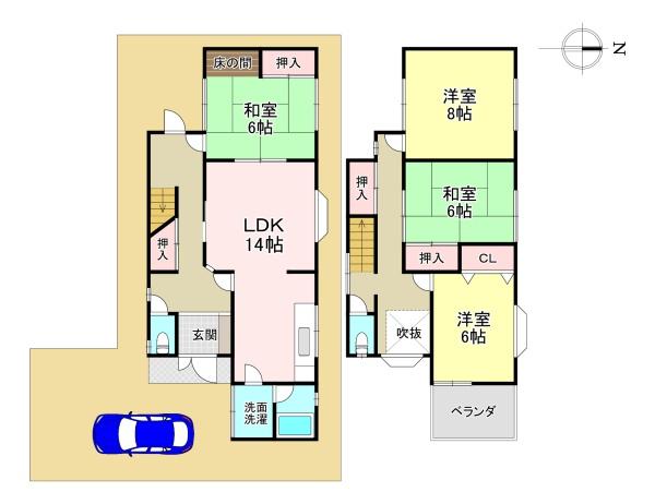 葛城市南今市　中古戸建