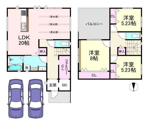 橿原市葛本町　3号地　新築戸建