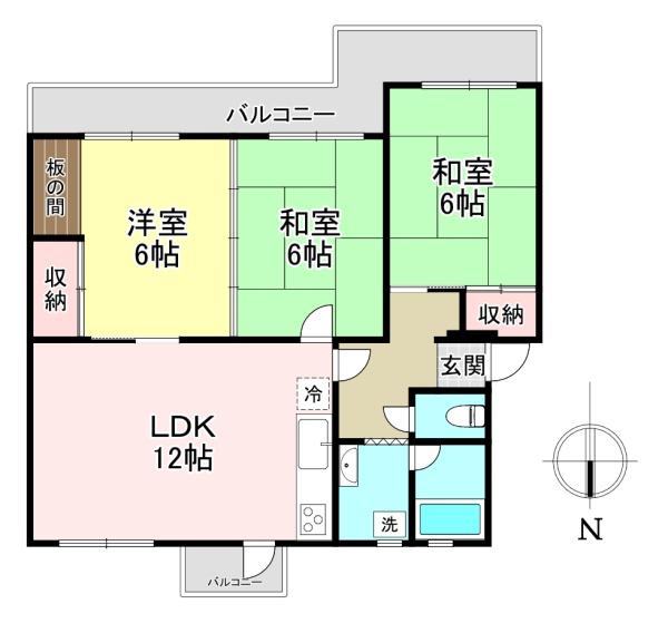 関屋あしびハイツ12棟