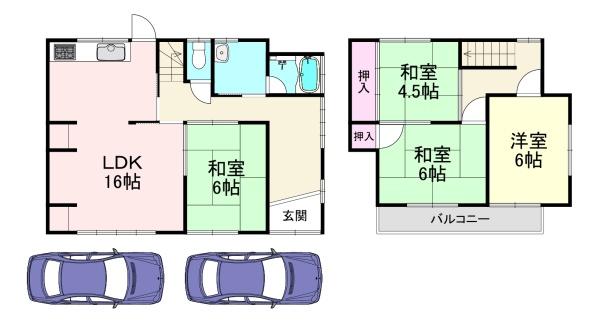葛城市北花内　中古戸建
