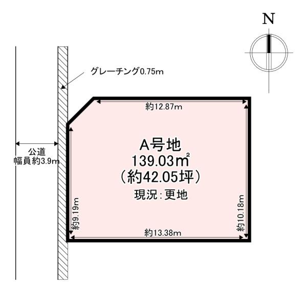 香芝市五位堂６丁目の土地
