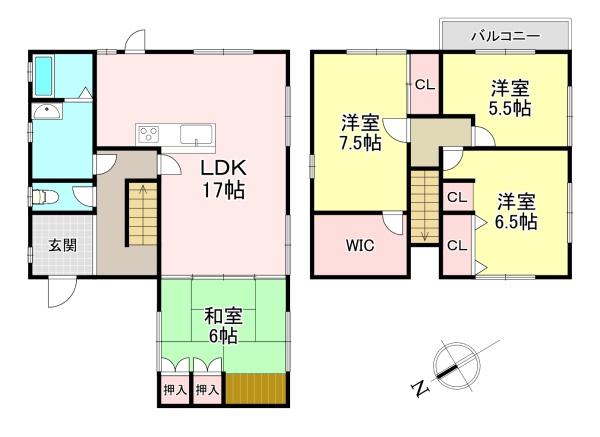 北葛城郡広陵町馬見中2丁目　中古戸建