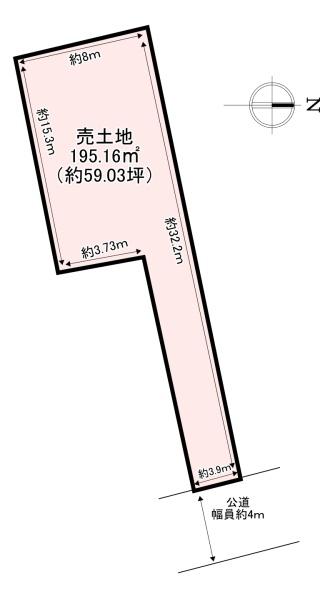 生駒郡斑鳩町龍田４丁目の土地