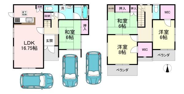 橿原市北妙法寺町　中古戸建