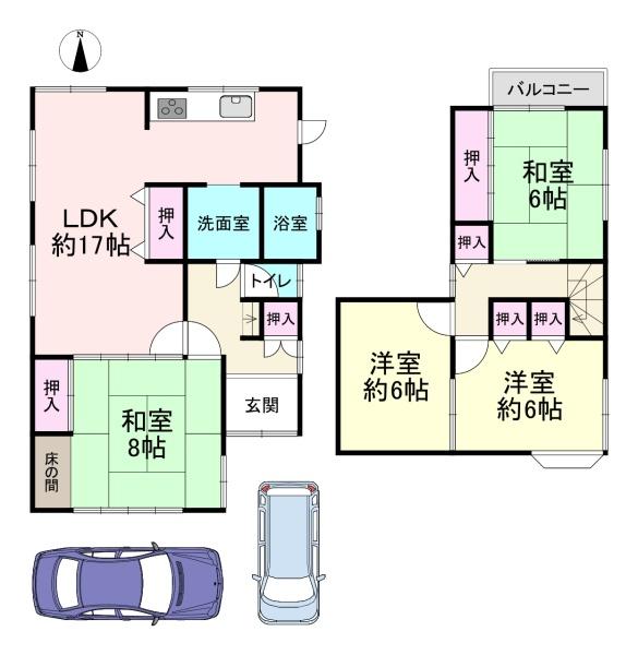 大和高田市大字築山の中古一戸建て