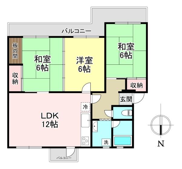 関屋あしびハイツ12棟