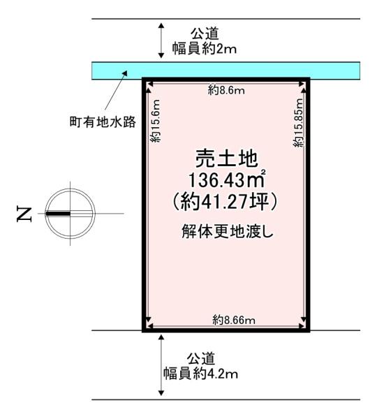生駒郡斑鳩町阿波２丁目の土地