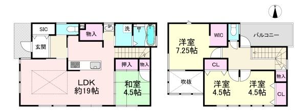橿原市曲川町3丁目　1号地　新築戸建