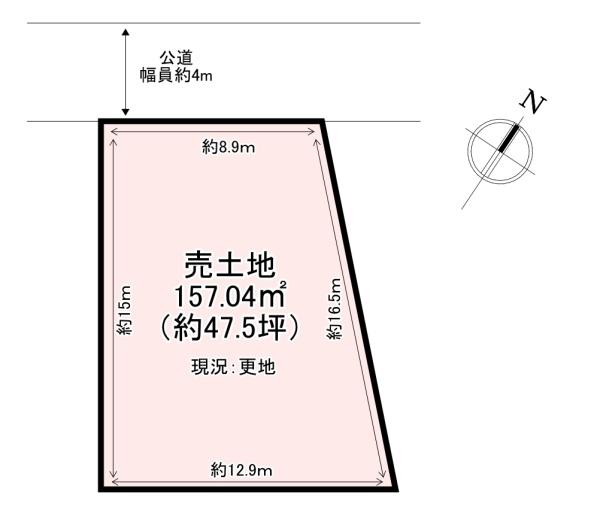 生駒郡斑鳩町神南５丁目の土地