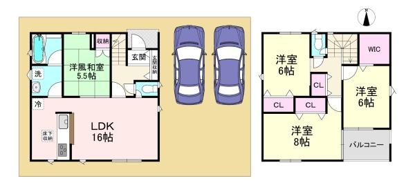 天理市二階堂上ノ庄町第9　2号棟　新築戸建