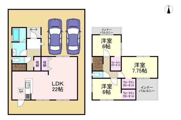 御所市南十三3期　1号棟　新築戸建